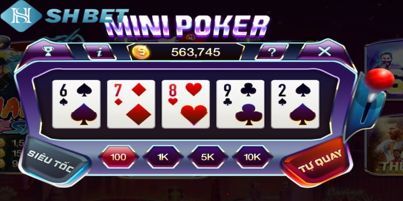 Nổ hũ mini poker là trò chơi đươc nhiều người yêu thích tại SHBET